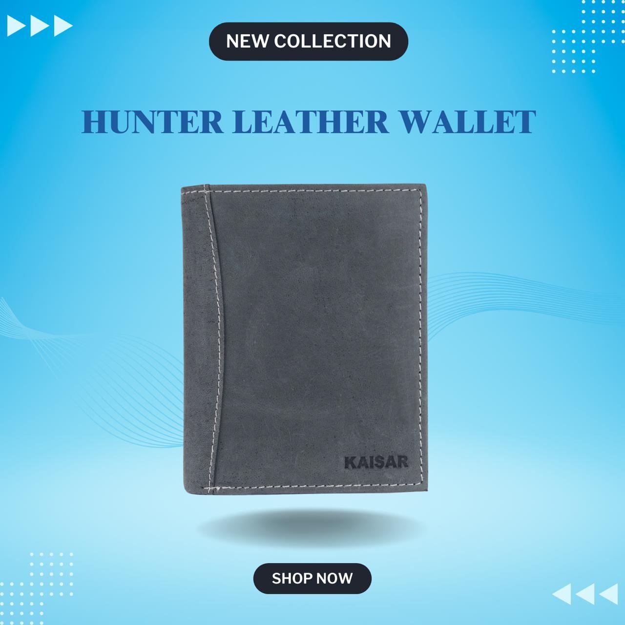 Hunter Leather RFID Wallet