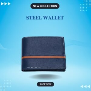 Blue Steel Wallet